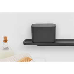  MINDSET KOYU GRİ PLASTİK KÜÇÜK ÇÖP KUTUSU 15X8.6X9.9CM - 4