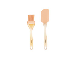 SOMON RENKLİ SİLİKON SPATULA VE FIRÇA SETİ - TANTİTONİ