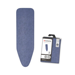 110X30CM (A) ÜTÜ MASASI KILIFI-DENIM BLUE-2MM SÜNGERLİ - 1