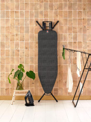 124X38CM (B) DENIM BLACK DESENLİ ÜTÜ MASASI - SIR - 1