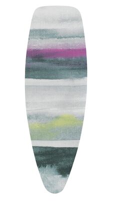  135X45CM (D) ÜTÜ MASASI KILIFI-4MM SÜNGER VE KEÇE - MORNING BREEZE DESENLİ - 1