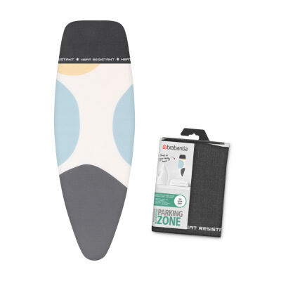 135X45CM (D) ÜTÜ MASASI KILIFI - SPRING BUBBLES DESENLİ-8MM SÜNGERLİ - HRPZ - 1