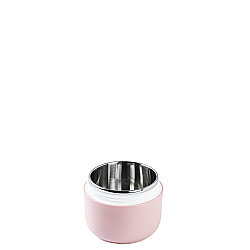 2 KATLI PEMBE PASLANMAZ ÇELİK YUVARLAK YEMEK TAŞIMA KABI 800ML - 5