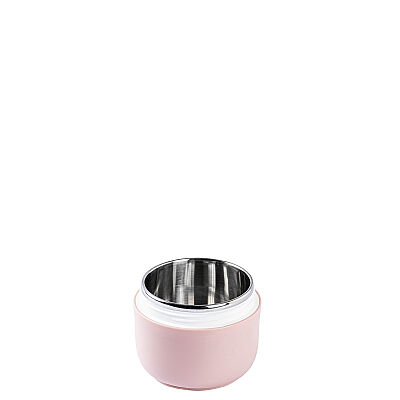 2 KATLI PEMBE PASLANMAZ ÇELİK YUVARLAK YEMEK TAŞIMA KABI 800ML - 5
