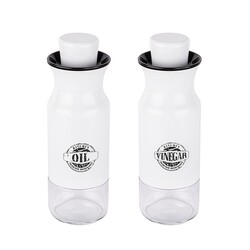 2Lİ CAM BEYAZ YAZILI YAĞLIK SİRKELİK SETİ - DİĞER