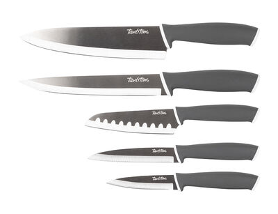 5Lİ FÜME SANTOKU BIÇAK SETİ