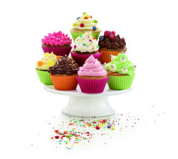 6 PARÇA RENKLİ SİLİKON MUFFIN KALIBI SETİ 7CM - 4