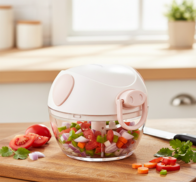 AÇIK PEMBE KÜÇÜK PRATİK DOĞRAYICI 180ML - 2