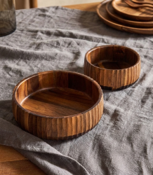 AKASYA AĞACI TIRTIKLI KASE 15X6CM - 2