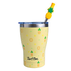 ANANAS DESENLİ PASLANMAZ ÇELİK TERMOS BARDAK 360ML - TANTİTONİ