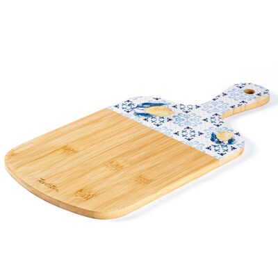 BAMBU 3LÜ DESENLİ KESME TAHTASI SETİ 39CM-33CM-28CM - 2