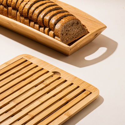 BAMBU ÇOK AMAÇLI MUTFAK TAHTASI 35.7X24.5CM - 2