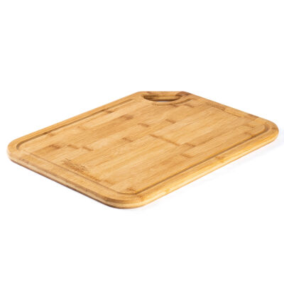 BAMBU KÖŞE TUTACAKLI KESME TAHTASI 40X30CM - 1