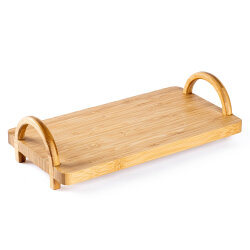 BAMBU TUTACAKLI DÜZ TEPSİ 30X16CM - TANTİTONİ