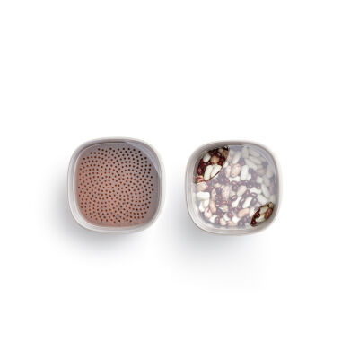 LEKUE BEJ 3 PARÇA FLIP SAKLAMA KABI SETİ - 5