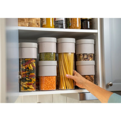 LEKUE BEJ 3 PARÇA FLIP SAKLAMA KABI SETİ - 6