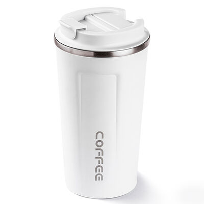 BEYAZ COFFEE YAZILI PASLANMAZ ÇELİK TERMOS BARDAK 500ML - 2