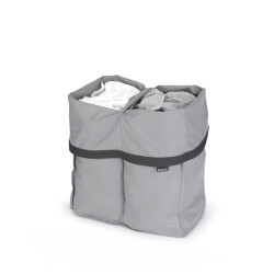 BO GREY ÇAMAŞIR SEPETİ TORBASI 2X45L - 1