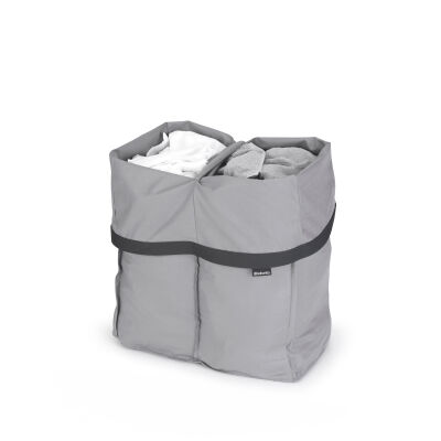 BO GREY ÇAMAŞIR SEPETİ TORBASI 2X45L - 1