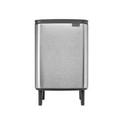 BO HI FPP MATT STEEL AYAKLI ÇÖP KUTUSU 12L - Brabantia