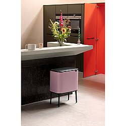 BO LILAC PINK DOKUNMATİK ÇÖP KUTUSU 11+23L - BRABANTIA (1)