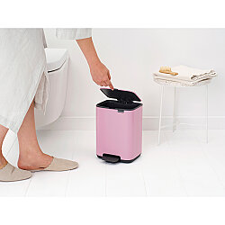 BO LILAC PINK PEDALLI ÇÖP KUTUSU 4L - 4