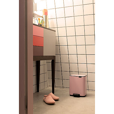 BO LILAC PINK PEDALLI ÇÖP KUTUSU 4L - 2