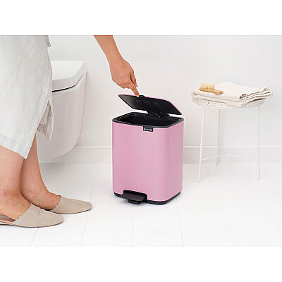 BO LILAC PINK PEDALLI ÇÖP KUTUSU 7L - 3