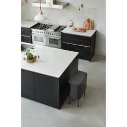 BO MATT BLACK DOKUNMATİK ÇÖP KUTUSU 11+23L - 3