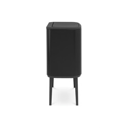 BO MATT BLACK DOKUNMATİK ÇÖP KUTUSU 11+23L - 6