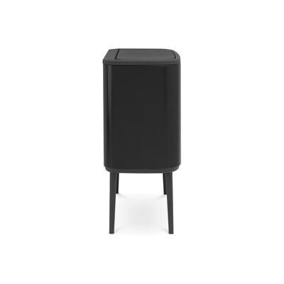 BO MATT BLACK DOKUNMATİK ÇÖP KUTUSU 11+23L - 6