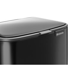 BO MATT BLACK PEDALLI ÇÖP KUTUSU 4L - 4