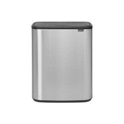 BO MATT STEEL FPP DOKUNMATİK ÇÖP KUTUSU 60L - 1