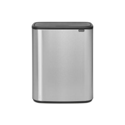 BO MATT STEEL FPP DOKUNMATİK ÇÖP KUTUSU 60L - 1