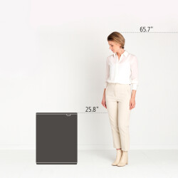 BO MATT STEEL FPP DOKUNMATİK ÇÖP KUTUSU 60L - 5