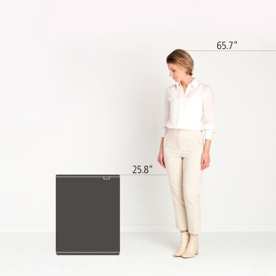BO MATT STEEL FPP DOKUNMATİK ÇÖP KUTUSU 60L - 5