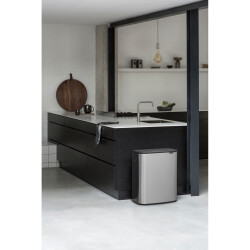 BO MATT STEEL FPP DOKUNMATİK ÇÖP KUTUSU 60L - 2