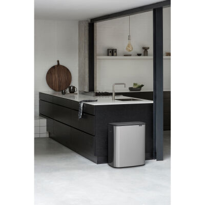 BO MATT STEEL FPP DOKUNMATİK ÇÖP KUTUSU 60L - 2