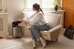 BO MATT STEEL FPP PEDALLI ÇÖP KUTUSU 12L - 7