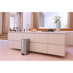 BO MATT STEEL FPP PEDALLI ÇÖP KUTUSU 30L - 5