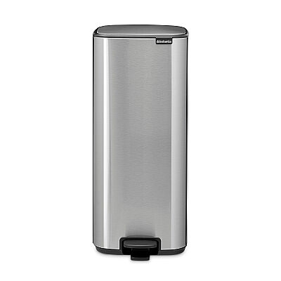 BO MATT STEEL FPP PEDALLI ÇÖP KUTUSU 30L - 1