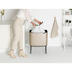 BO METALLIC GOLD DOKUNMATİK ÇÖP KUTUSU 36L - 4