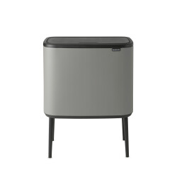 BO MINERAL CONCRETE GREY DOKUNMATİK ÇÖP KUTUSU 36L - 1