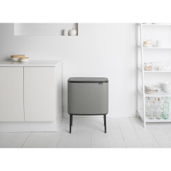 BO MINERAL CONCRETE GREY DOKUNMATİK ÇÖP KUTUSU 36L - 2