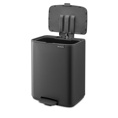 BO MINERAL INFINITE GREY PEDALLI ÇÖP KUTUSU 12L - 5