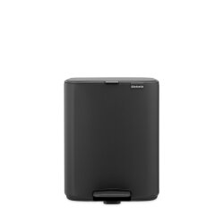 BO MINERAL INFINITE GREY PEDALLI ÇÖP KUTUSU 12L - 1