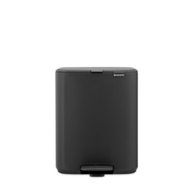 BO MINERAL INFINITE GREY PEDALLI ÇÖP KUTUSU 12L - 1