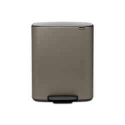 BO PLATINUM PEDALLI ÇÖP KUTUSU 2X30L - 1