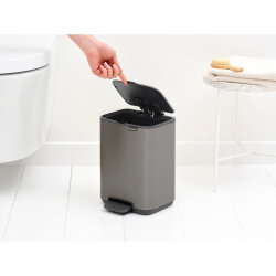 BO PLATINUM PEDALLI ÇÖP KUTUSU 4L - BRABANTIA (1)