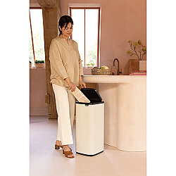 BO SOFT BEIGE DOKUNMATİK ÇÖP KUTUSU 30L - 3